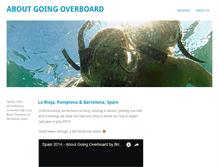 Tablet Screenshot of aboutgoingoverboard.com